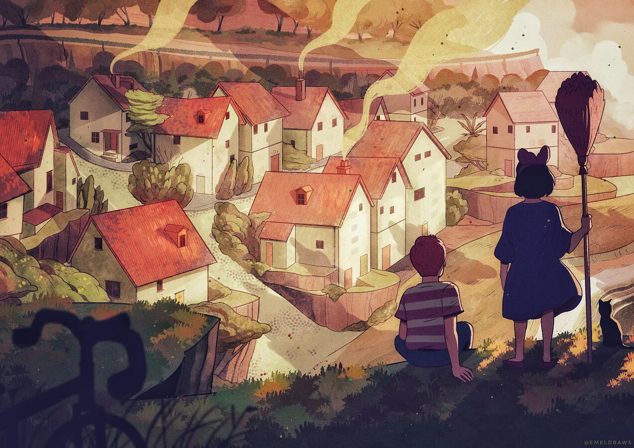 [Kiki’s Delivery Service] Sunset