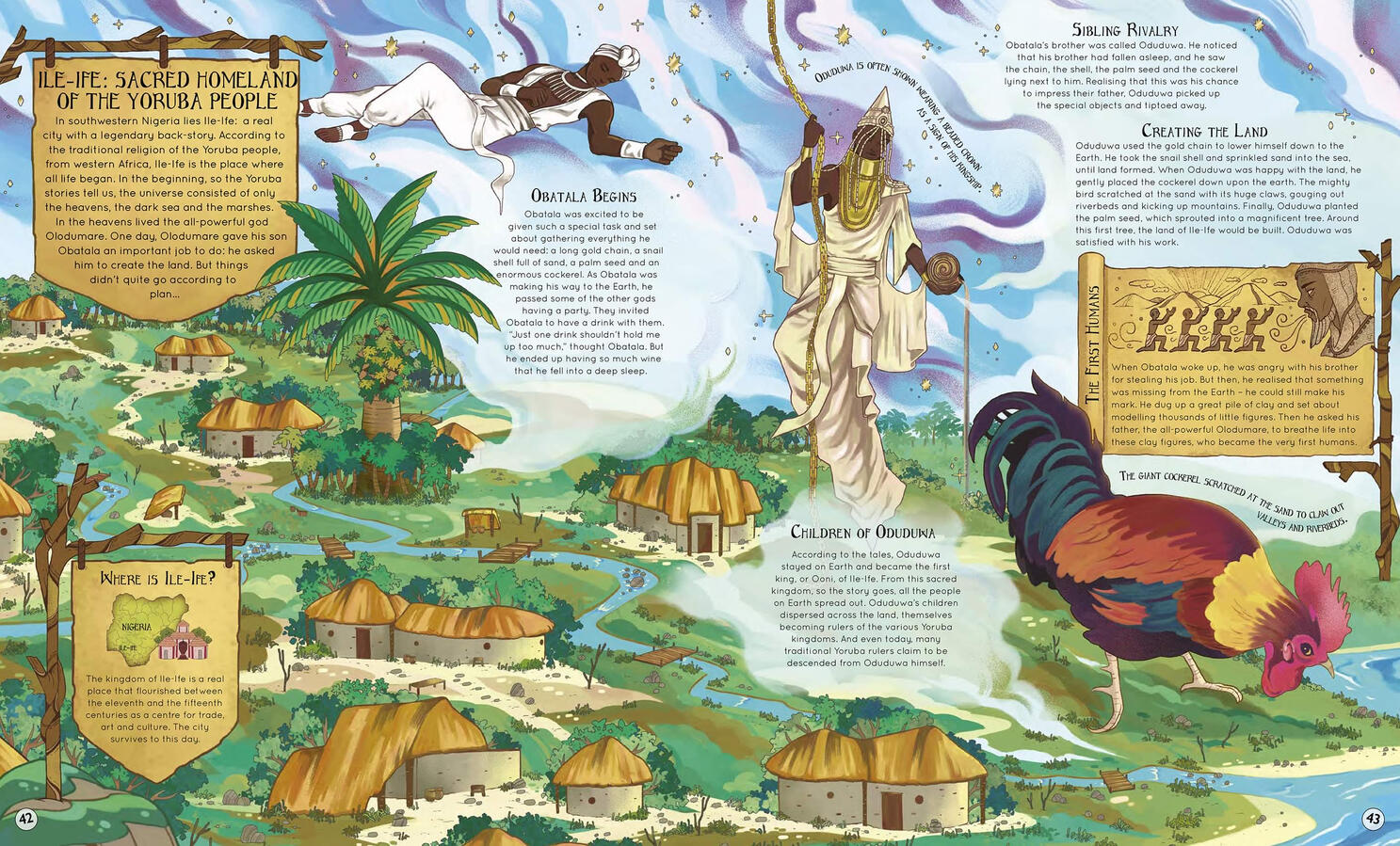 [Book Illustration] Sample spread from An Atlas of Lost Kingdoms